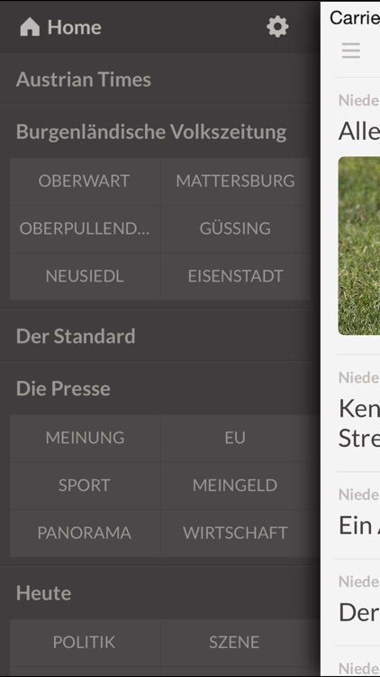 Zeitungen AT