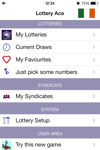 Lottery Ace Ireland - lotto results checking and syndicate management screenshot 2