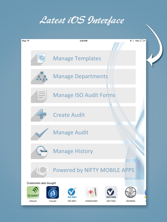 ISO 27002 audit app