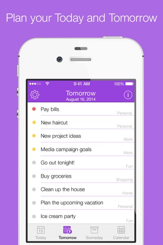 1-3-5 To-Do - Daily todo task list, time and productivity manager screenshot 2