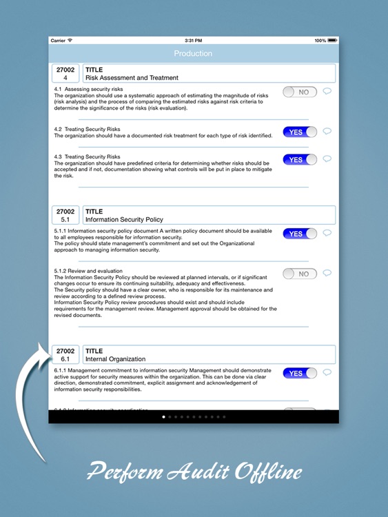 ISO 27002 audit app screenshot-3