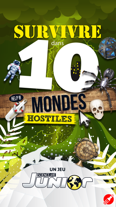 Survie Extreme avec Science et Vie Junior : tentez de survivre à 10 mondes hostilesのおすすめ画像1