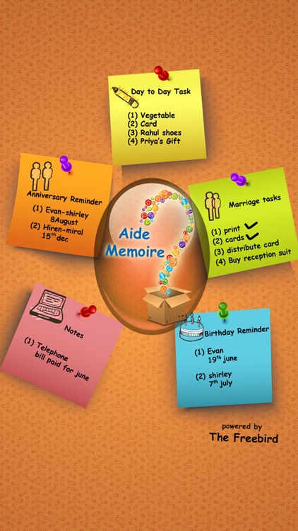 AIDE  MEMOIRE -  An All in One Genius Organizer