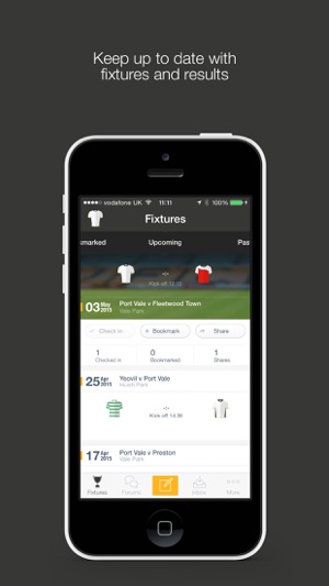 Fan App for Port Vale FC