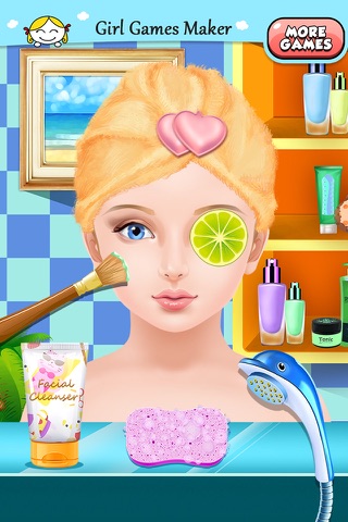 Girls Sports Makeover - Cheerleader Salon screenshot 2