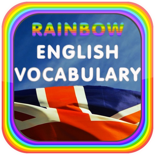 Rainbow English Vocabulary Game iOS App