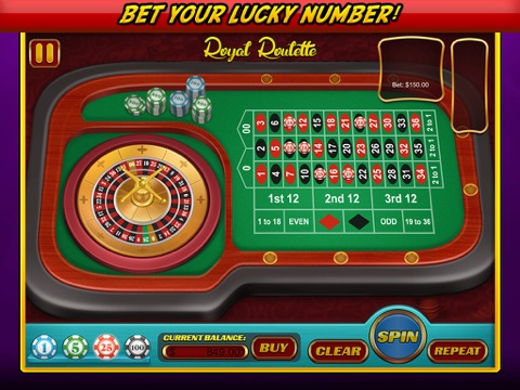Royal Roulette Casino Style Free Games with Big Bonuses screenshot