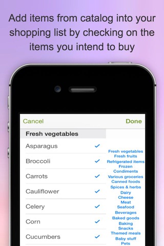 Free Shopping List.Free Grocery List screenshot 2