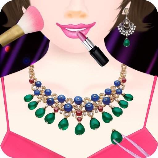 Art Diy Salon-Necklace,Bracelet,Ring,Earrings:Kids Game HD Icon