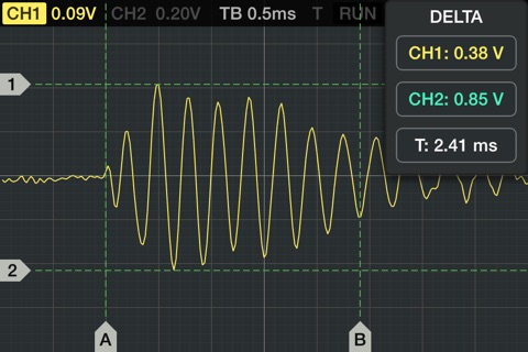 Oscilloscope screenshot 4