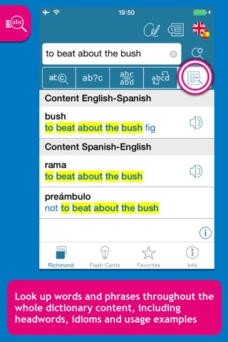 Inglés <-> Español Richmond Pocket Diccionario screenshot 2