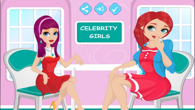 Celebrity Girls Makeover - Dress Up screenshot-4