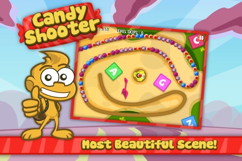 Candy Shooter Deluxe - Marble Blaster Revenge Shooting Game screenshot 2