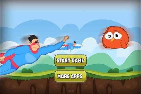 A Clumsy Superhero FREE - Awesome Warrior Flying Race screenshot 3