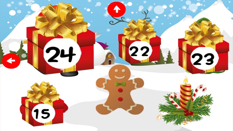 Advent calendar for Children for December and Christmas