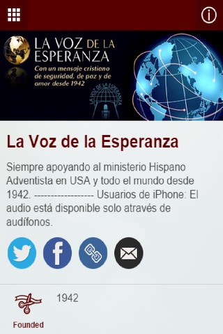 La Voz de la Esperanza screenshot 2