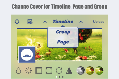 MagiCover: Timeline Cover Maker for Facebook screenshot 3