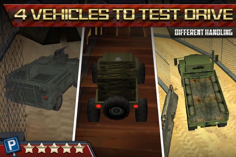 3D World Tank Parking - Allied War Army Blitz Driving Force screenshot 2