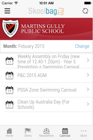 Martins Gully Public School - Skoolbag screenshot 4