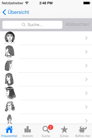 Frisuren-Historisch screenshot 3