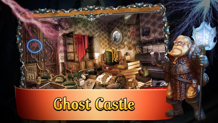 Ghost Castle Hidden Objects Game : Hidden Object Game in Dark,Horror and Mysterious Night