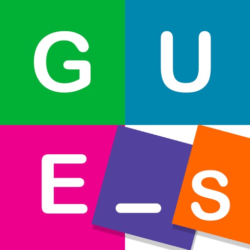 Guess Letters - Fill a missing letter to complete the word Icon