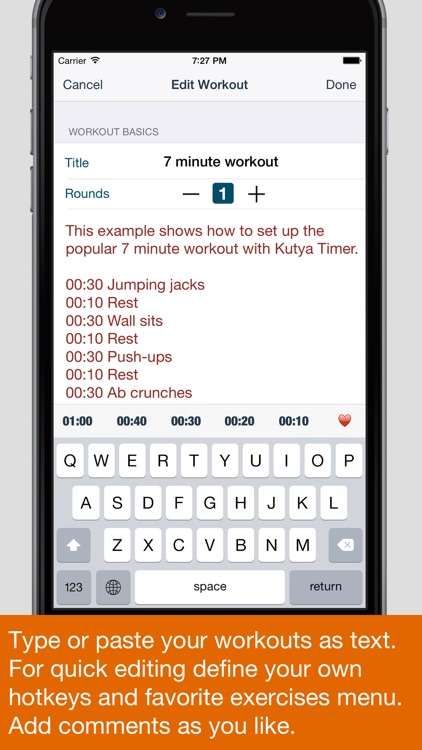 Kutya Timer - Timer for HIIT and Interval Workouts