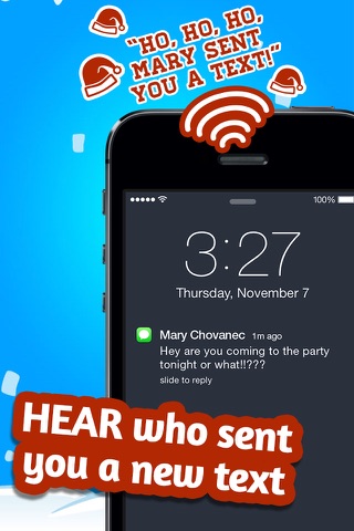 Christmas Text Tones - Customize your new text tone with Santa! screenshot 2