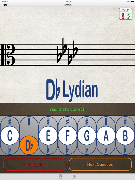 Screenshot #4 for Music Theory Keys
