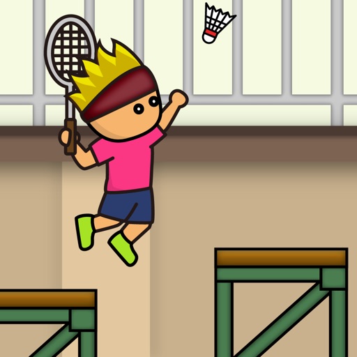 Tony play badminton icon