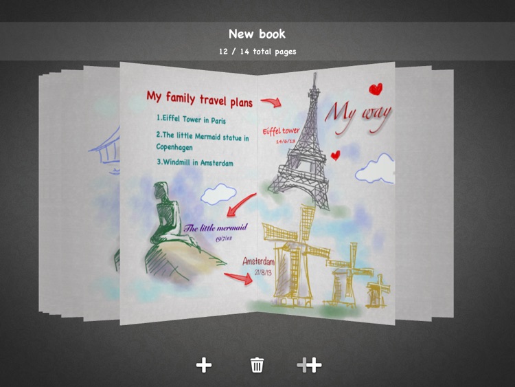 My Sketch Paper - Write, Paint on Notebook