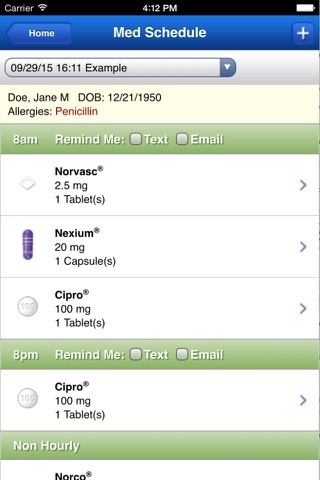 MyMedSchedule Mobile screenshot 2