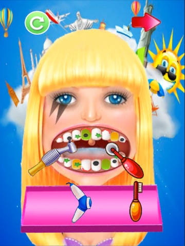 Crazy Celebrity Dentist Office - Little Kids Games Free HD screenshot 2