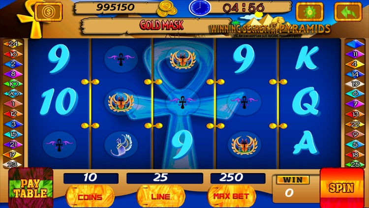 Winning Secret of the Pyramids : The Ancient Egyptian Slot Machine Pharaoh's Quest - Free Edition screenshot-4