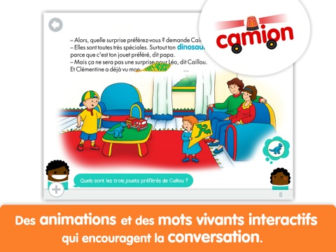 Caillou: Show and Tell by i Read With screenshot 2