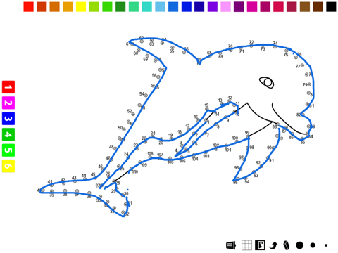 子どもたちのための番号でペイント。 塗り絵、動物、船舶、航空機およびそれ以上とドット、ゲームや演習を接続します。学ぶためのゲームやパズル、塗料や カウントのおすすめ画像1