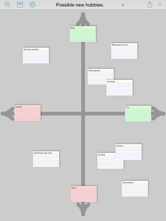 Index Card Board for iPad - Organize cards & brainstorm on a corkboard screenshot-4