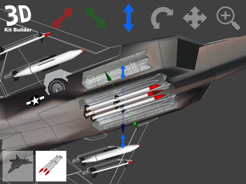 3D Kit Builder (Fighter Jet)のおすすめ画像1