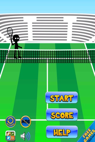 Ultimate Stickman Tennis - Cool Virtual Sport Game screenshot 3