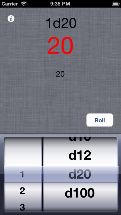 d20 Dice Roller