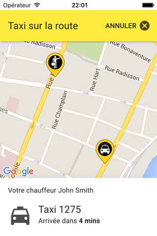 Taxi COOP Trois-Rivieres screenshot 2