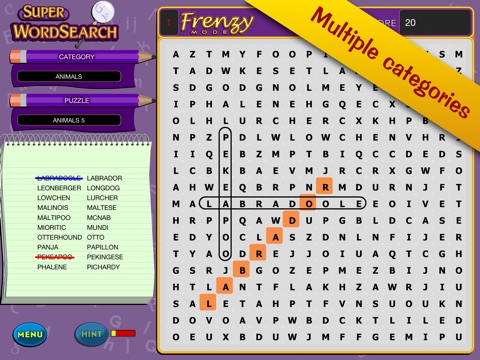 Super Word Search! Lite - FREE screenshot 4