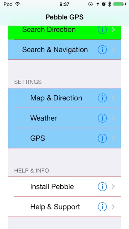 GPS Map for Pebble SmartWatch - mini Wrist Navigator & Maps & Directions & Speeds screenshot-3