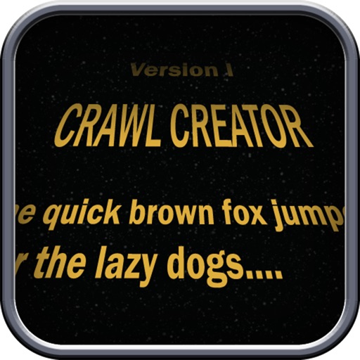 Star Wars Crawl Creator iOS App