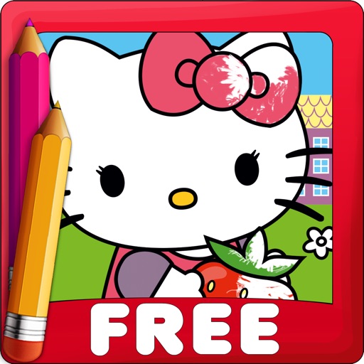 Coloring Book. Hello Kitty edition icon