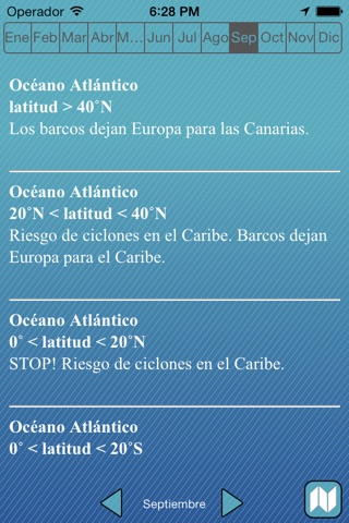 World Cruising Calendar screenshot 2