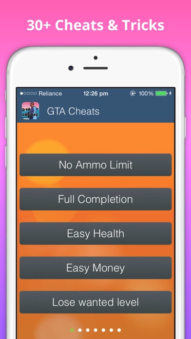 How to cancel & delete Cheats for GTA vice city from iphone & ipad 2