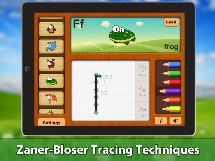 ABC Phonics Animals Writing HD Free Lite - for iPad
