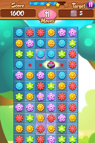 Amazing Flower Match 3 Garden Puzzle screenshot 3