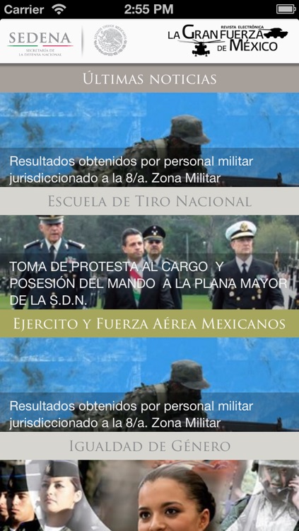 Revista Oficial La Gran Fuerza de México para iPhone